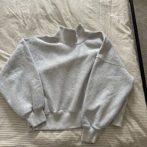 Abercrombie & Fitch Light Gray Turtleneck Sweater